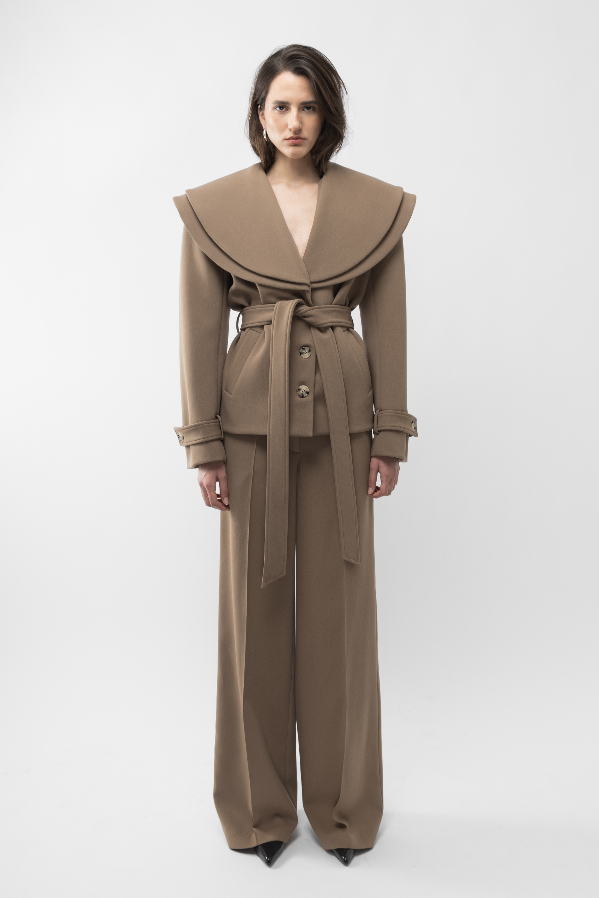 araki yuu Double Breasted Short Coat