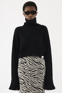 studiodoe ニットポロ Knitted Cropped Polo - Arakii