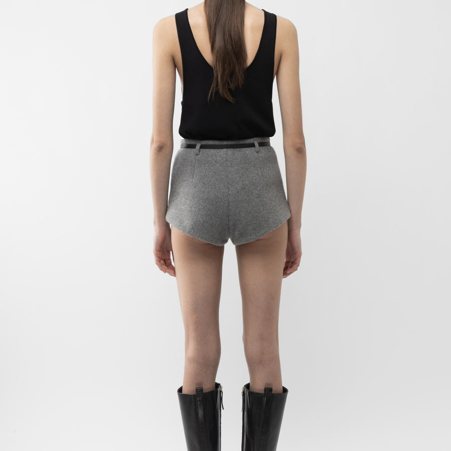 お値下げ　INSCRIRE Wool Short Vest-GRAY 完売 VEST WITH SLITS - Gray | ZARA Canada
