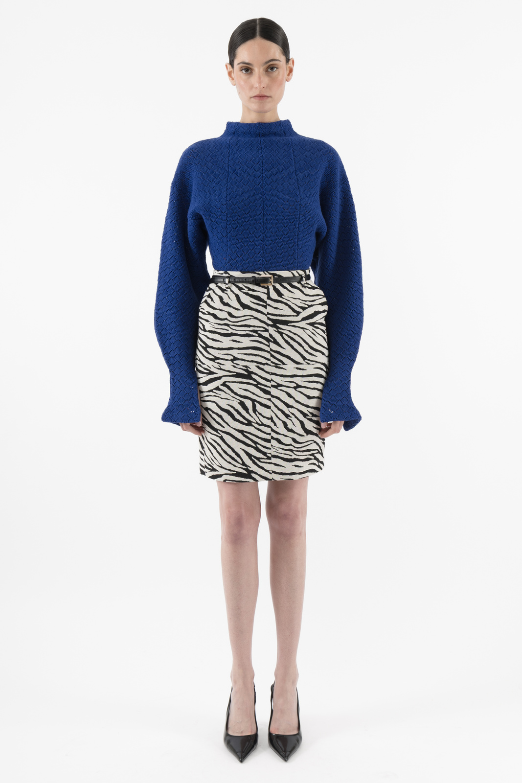 Zebra Jaquard Skirt - Arakii