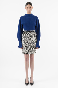 【送料&関税込】Alaia Zebra Pencil Skirt Alaïa zebra-jacquard Pencil Skirt | Black | FARFETCH