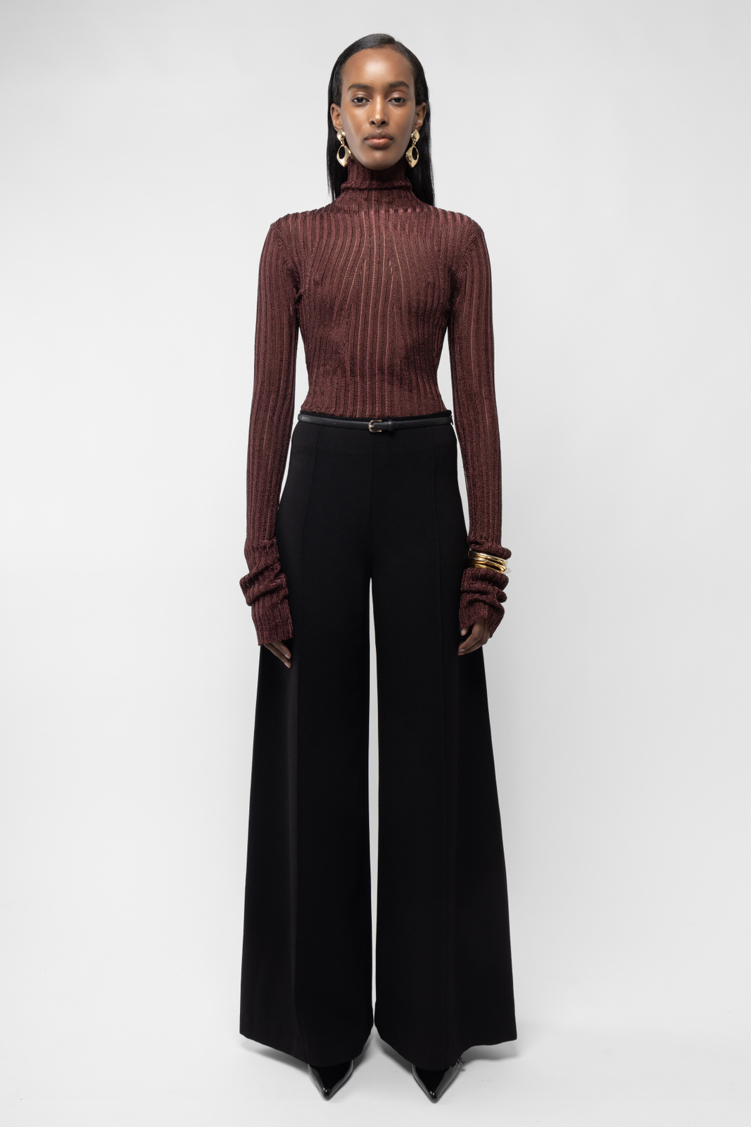 パンツ 80s archive starcity stripe flare pants $_57.JPG?set_id=8800005007