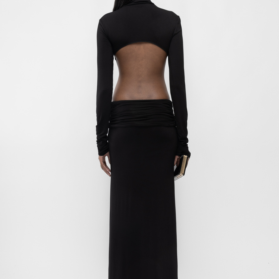 ワンピース LONG JERSEY DRESS LONG DRESS ANSE WABISABI