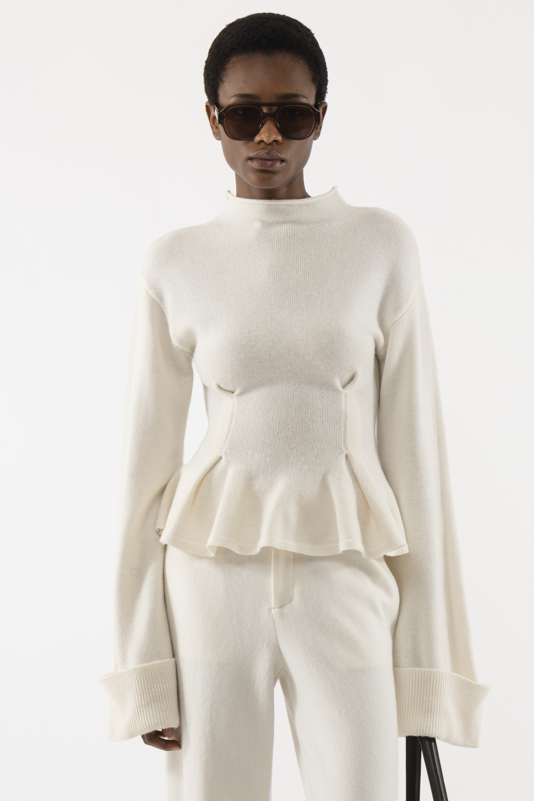 【値下げ中】fetico KNIT PEPLUM SWEATER size3 fetico KNIT PEPLUM SWEATER - メルカリ