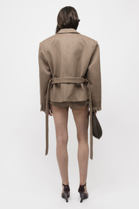 ARCHI ELBAITE GOWN JACKET オーガニックコットン ベルト