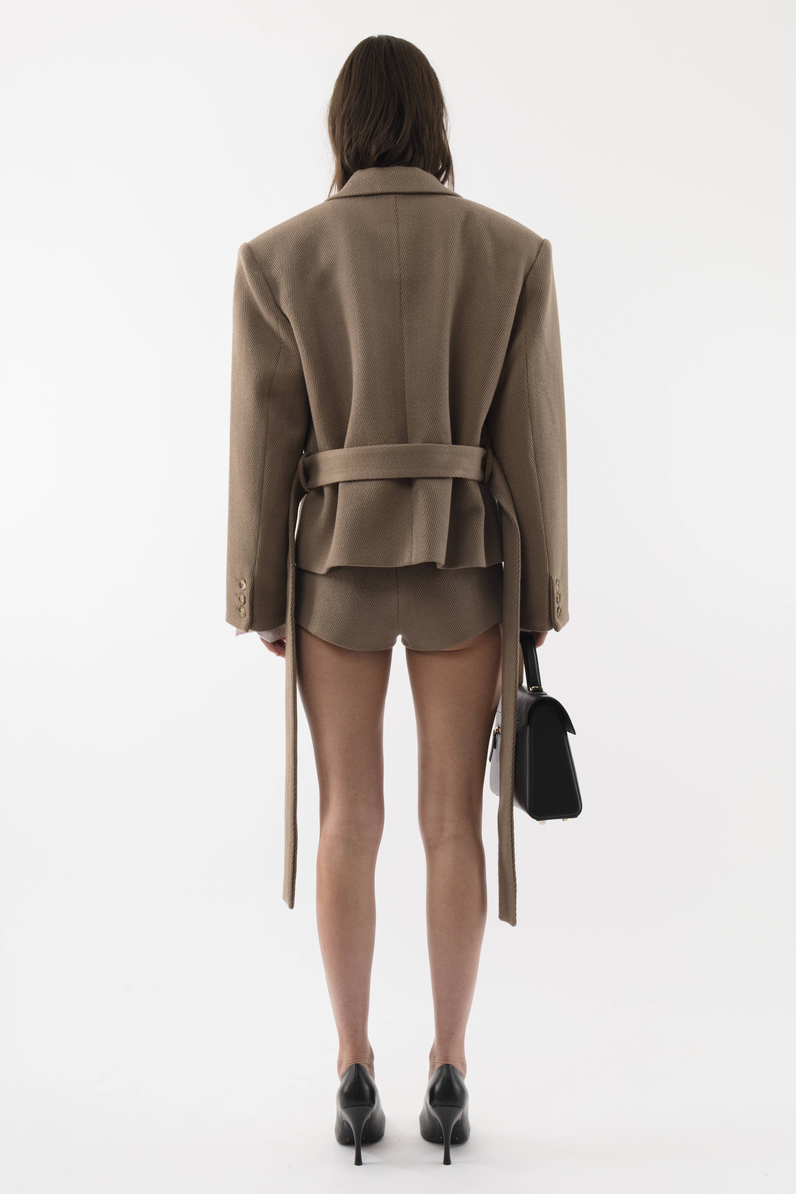 Boxy Belt Jacket - Arakii