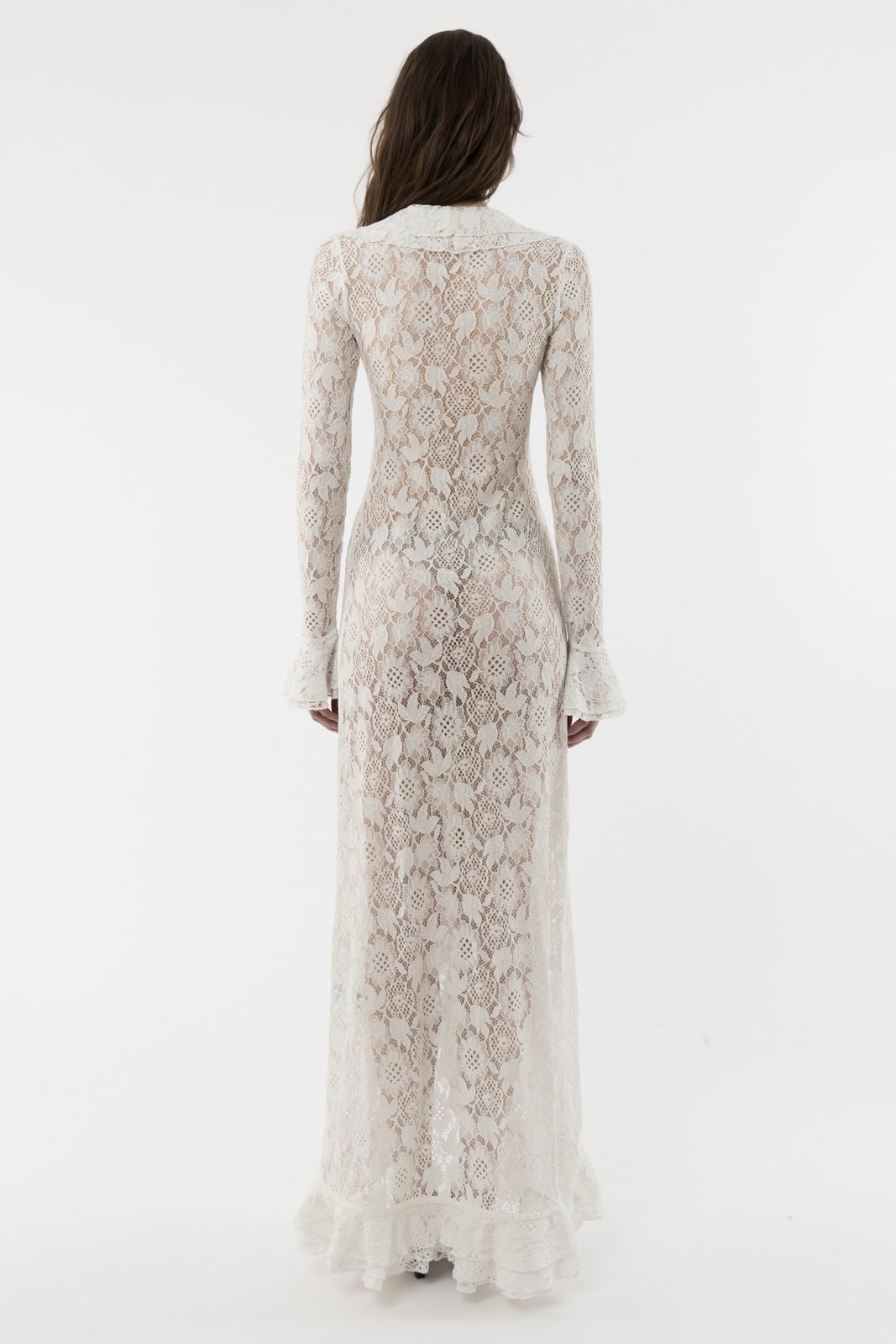 arakii white lace dress Lily Dress, Lace lily dress, Lace frill dress, white lace dress