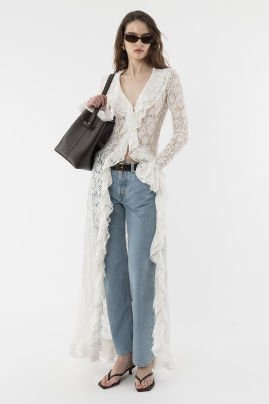 Lace Frill Dress