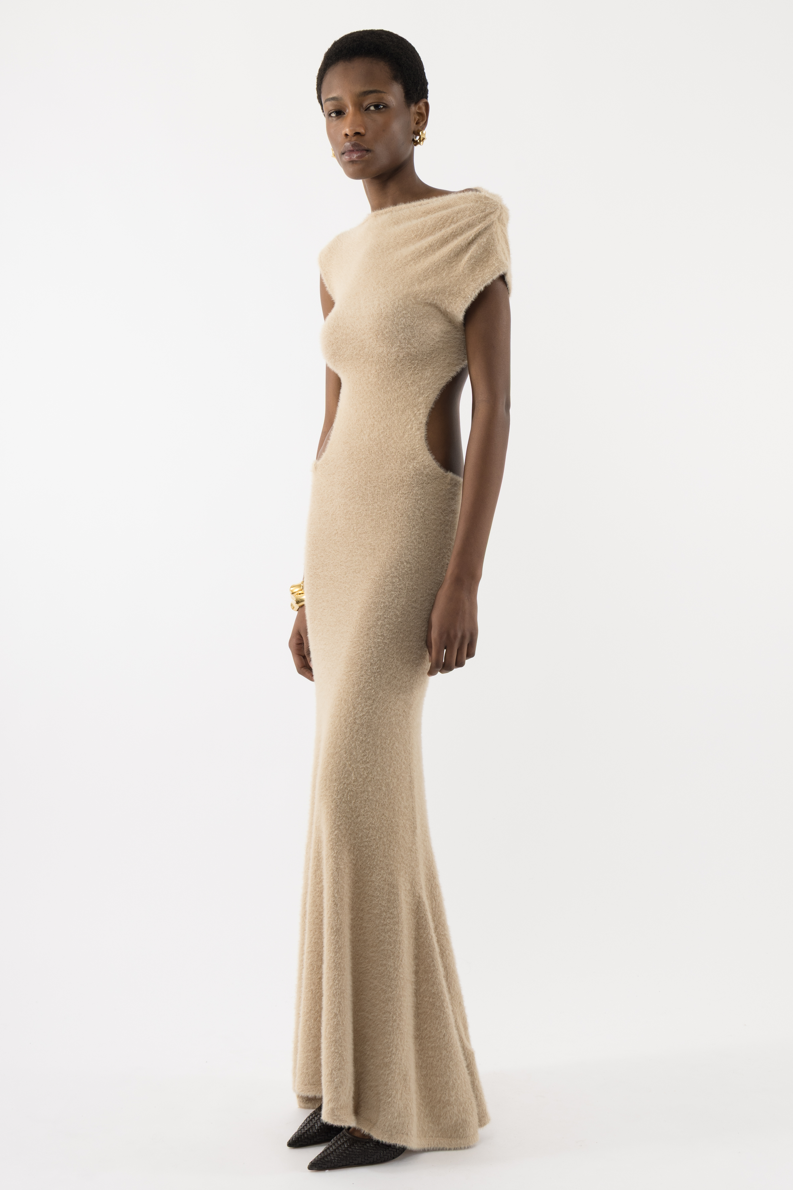 Sleek Back Knit Dress