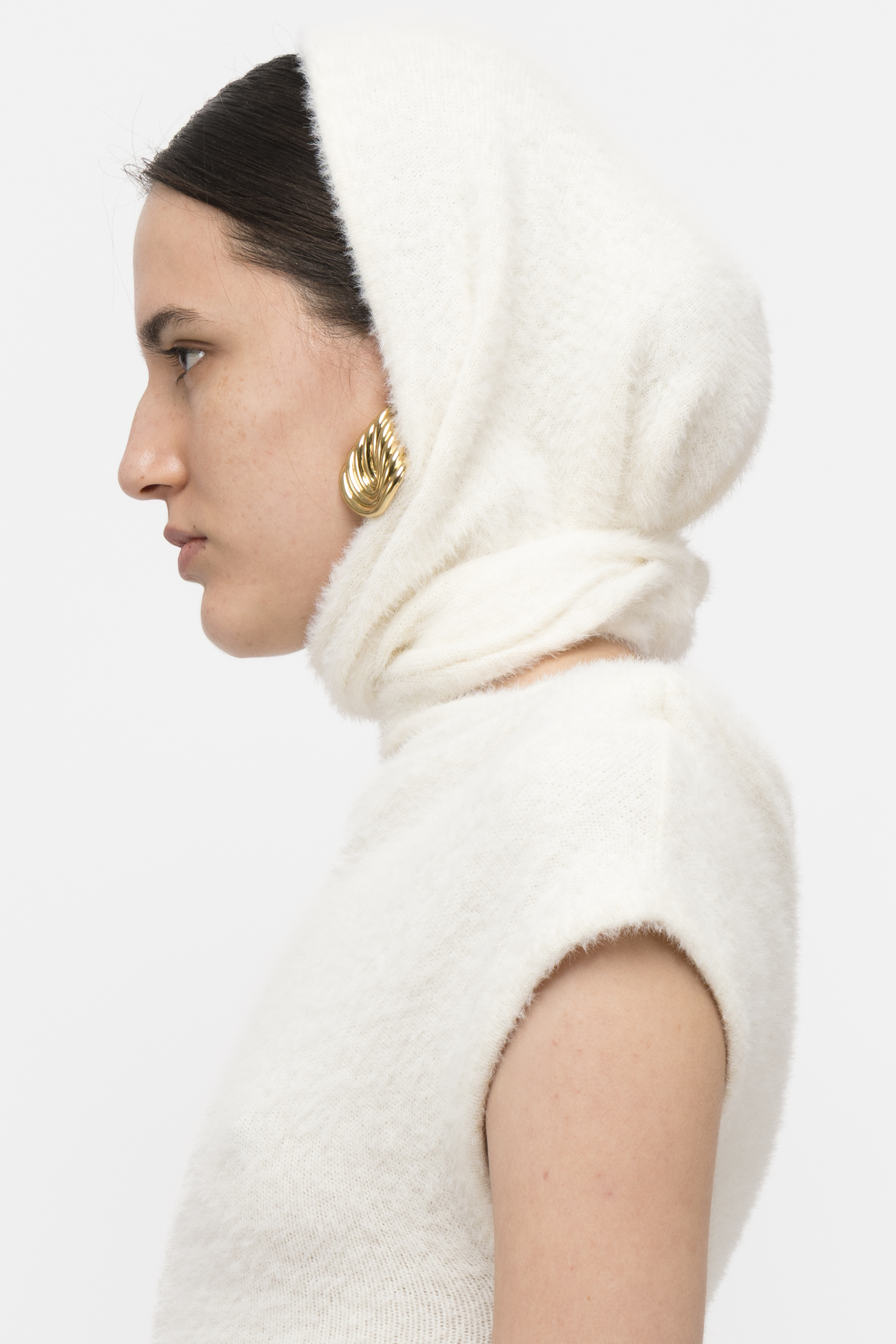 Knitted Head Scarf - Arakii
