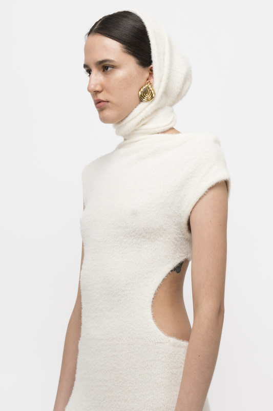 Knitted Head Scarf - Arakii