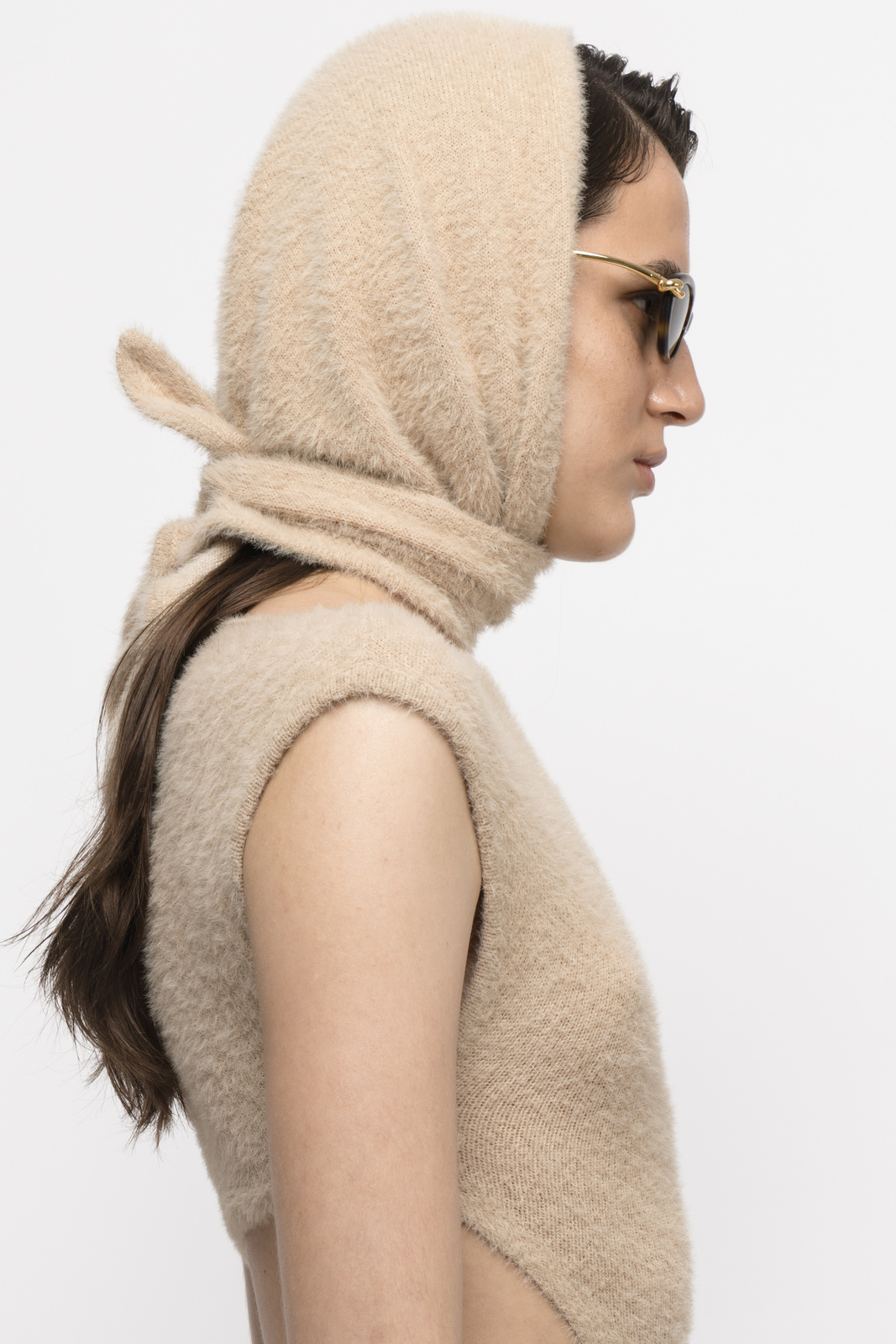 Knitted Head Scarf - Arakii