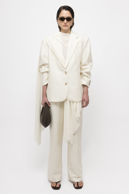ジャケット・アウター aere oversized tailored jacket 36 Oversized Silk Blazer - Arakii