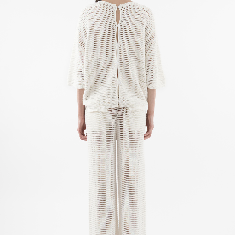 パンツ THREE TO EIGHTY CROCHETED POCKET CONTRAST PANTS WHITE 239_8a19170d2c-summer-beach-25