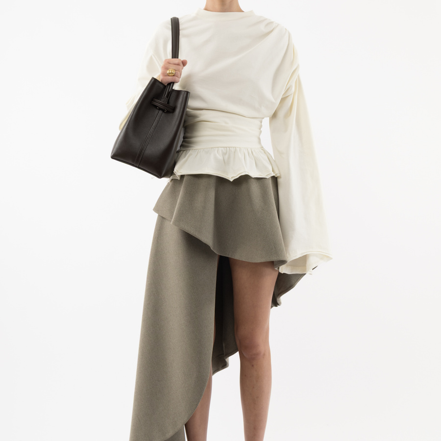 トップス ARAKI 24AW INHERITED layered long shirt ARAKI 24AW INHERITED layered long shirt