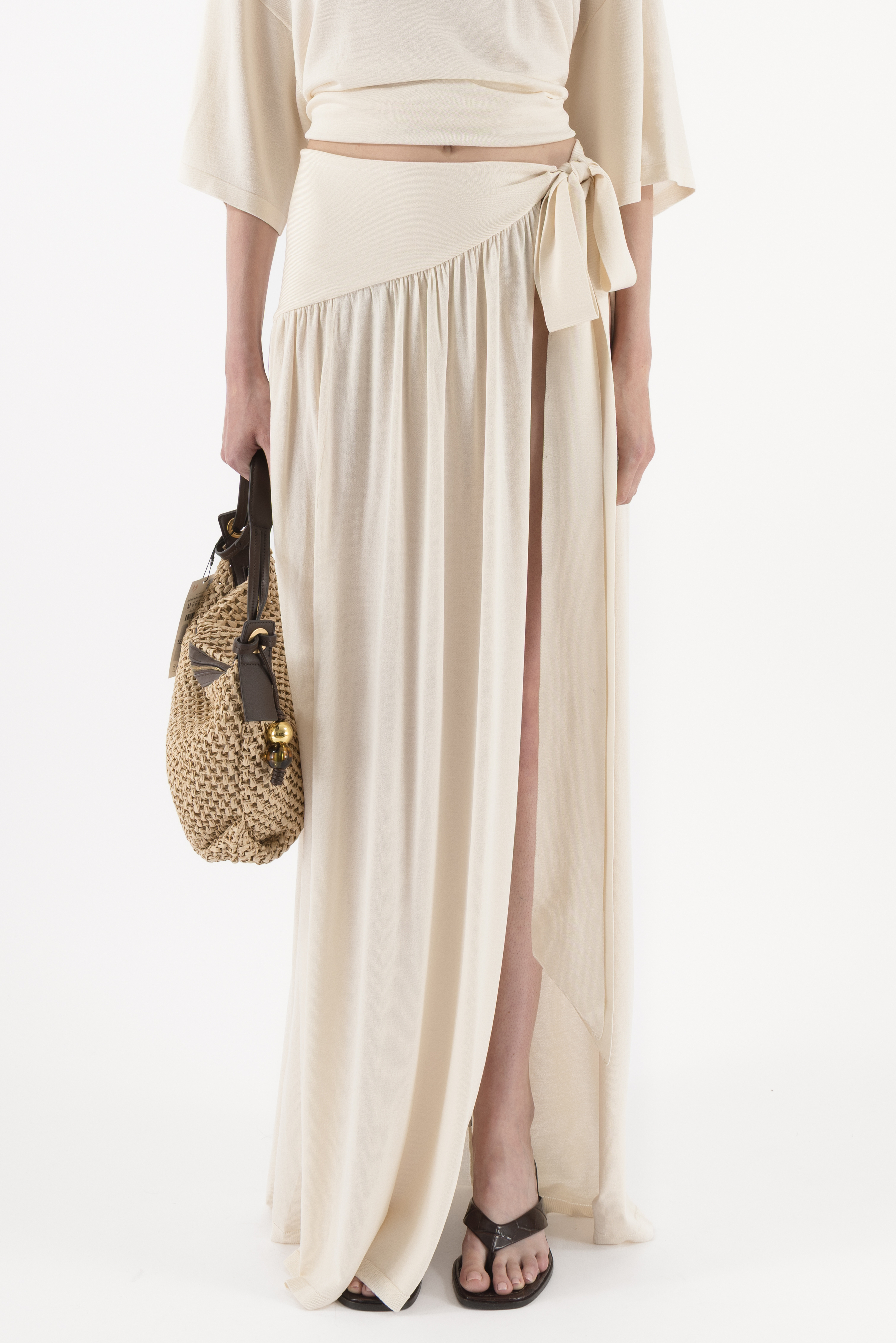 【AAKE】SARI JERSEY MAXI SK SERENITY MAXI SKIRT Sari Long Tiered Maxi Skirt - Jayli