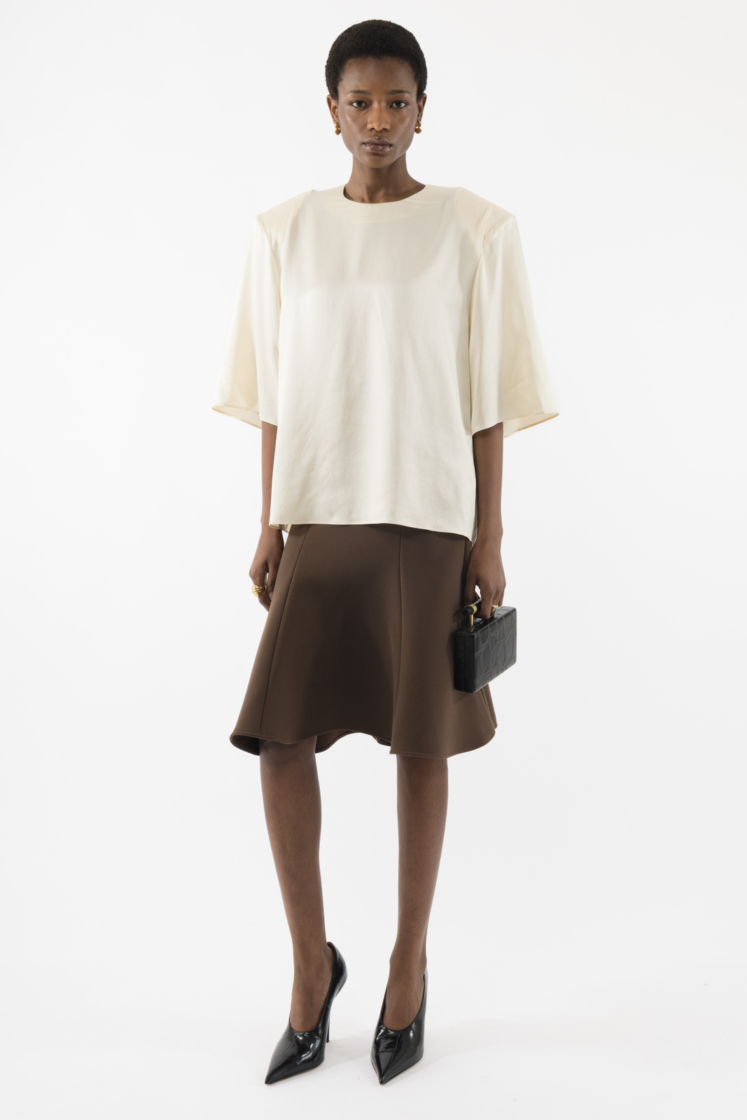 Asymmetrical Lace Skirt - Arakii