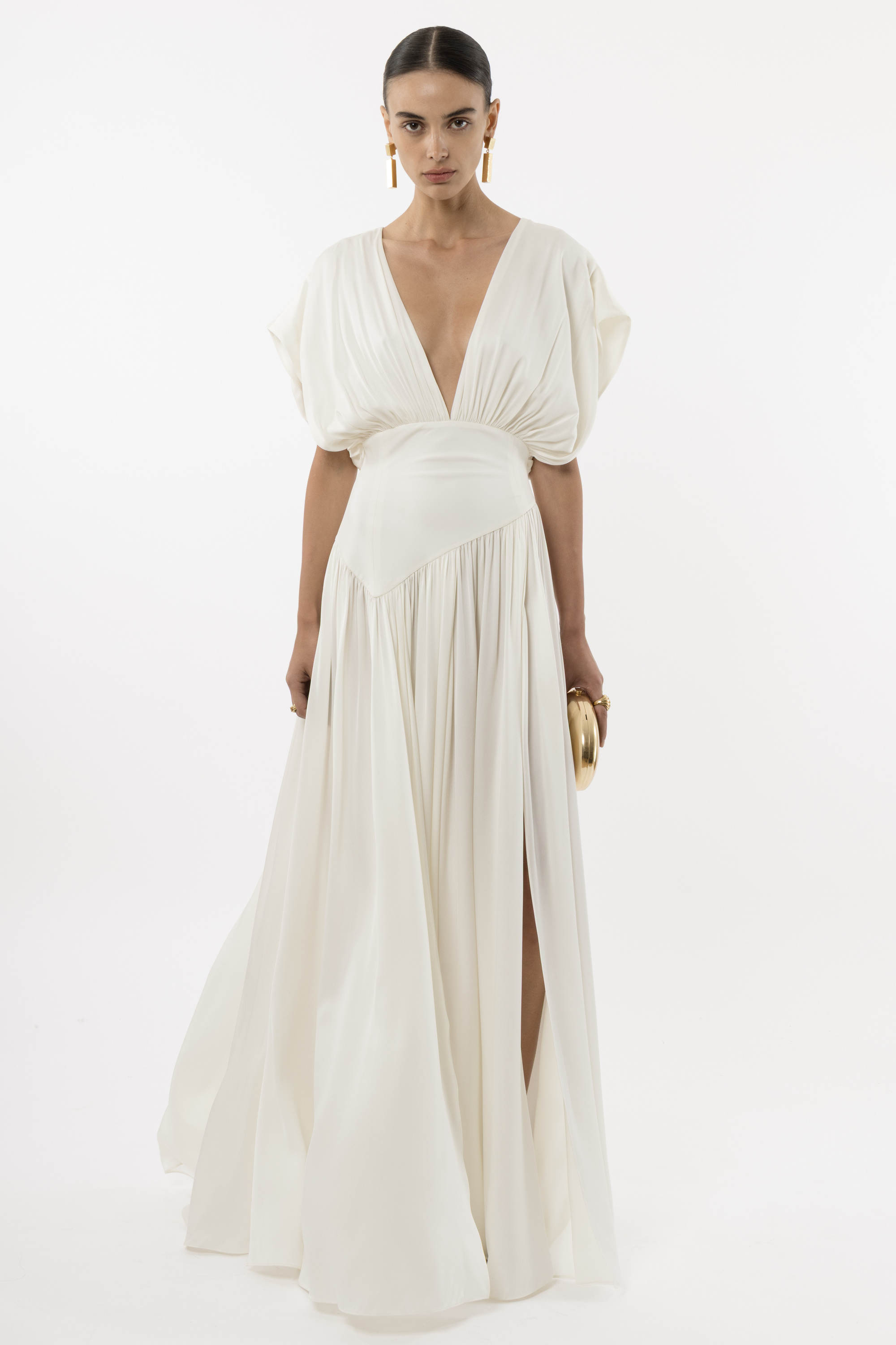 chinese dress ladies Agnes Satin Maxi Dress main image 1