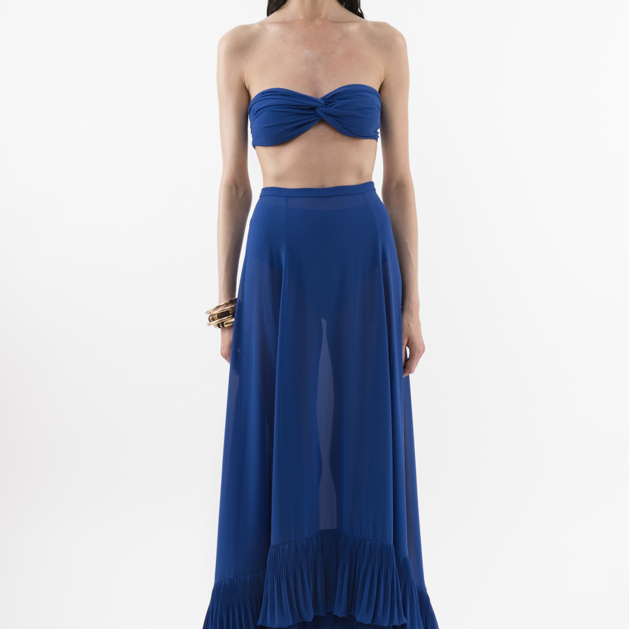 Ruffle Maxi Skirt - Arakii