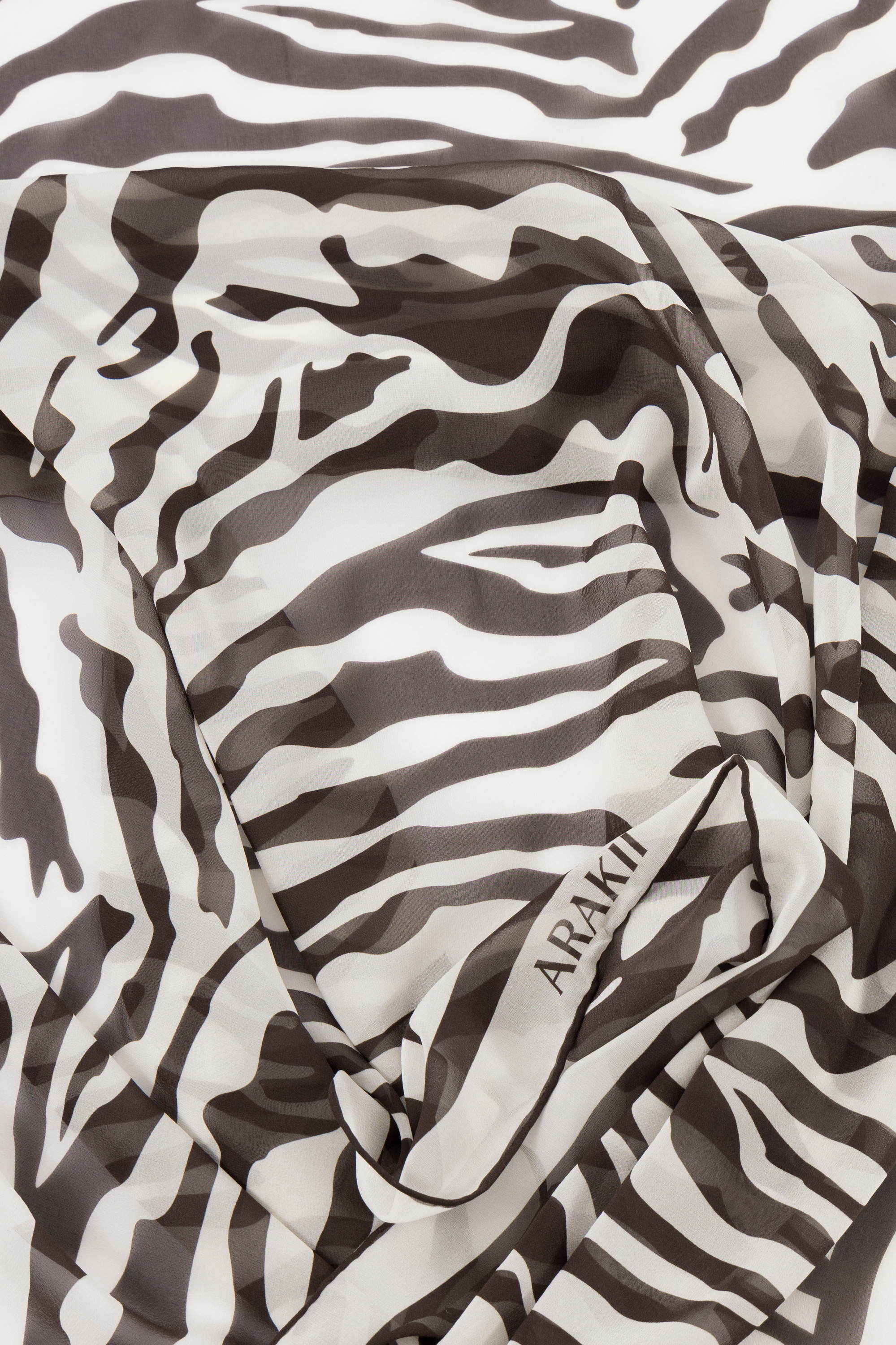 Zebra Silk Scarf - Arakii