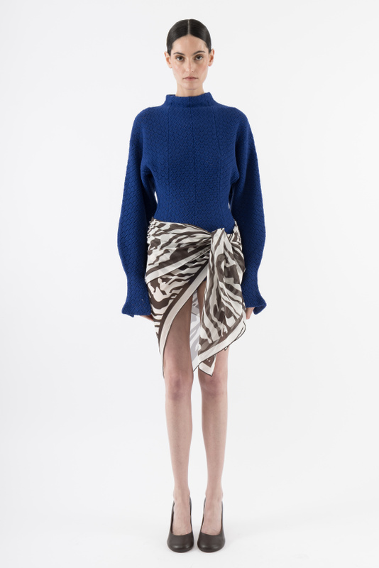 Zebra Silk Scarf - Arakii