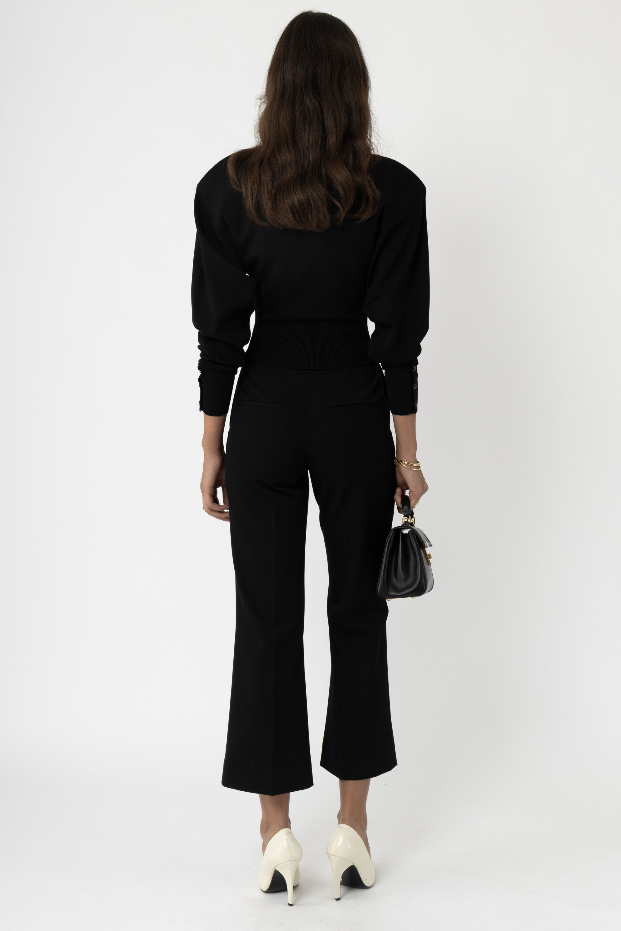 Shoulder Pad Cardigan - Arakii