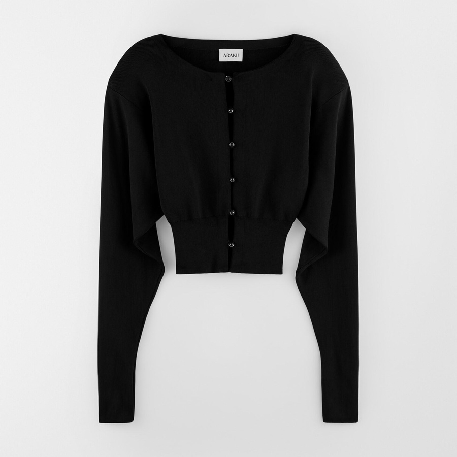 Shoulder Pad Cardigan - Arakii