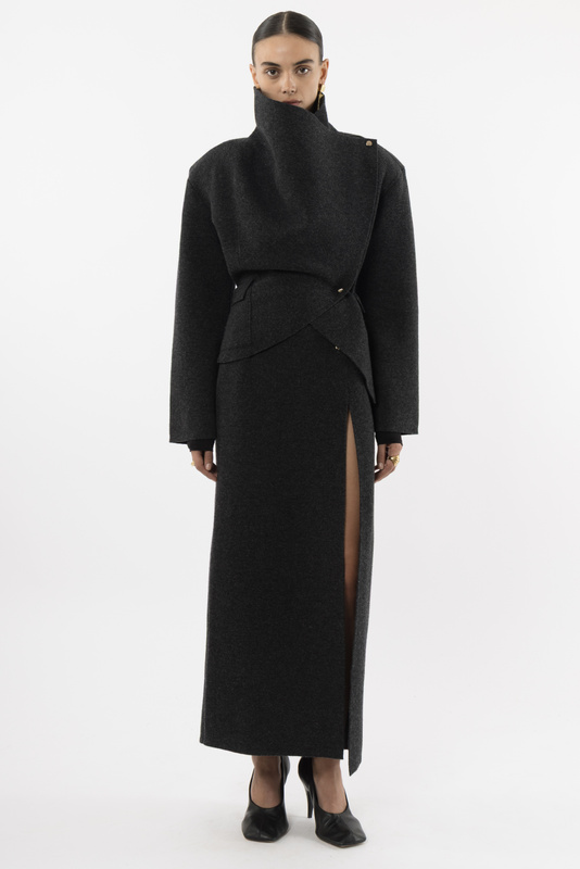 Asymmetric Pin Blazer