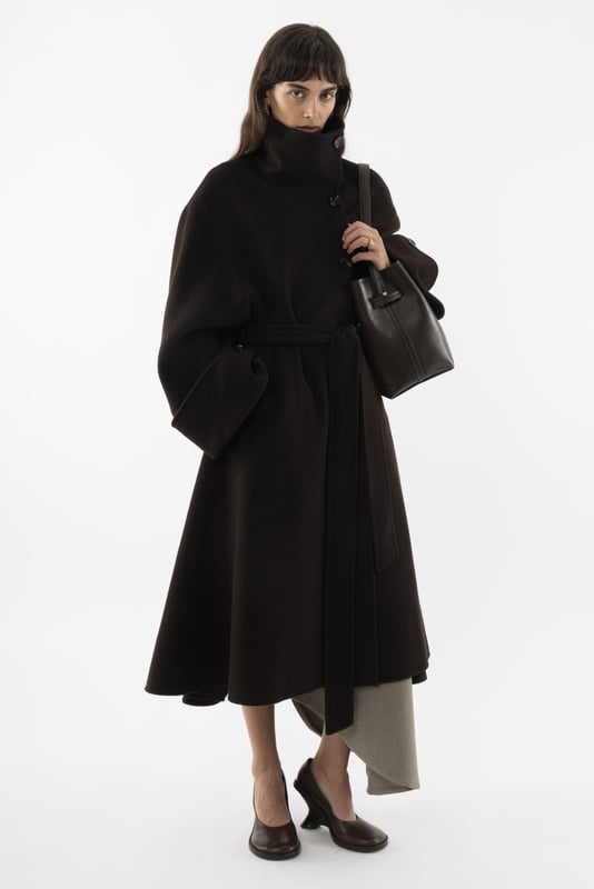 Double Faced Wool Coat - Arakii