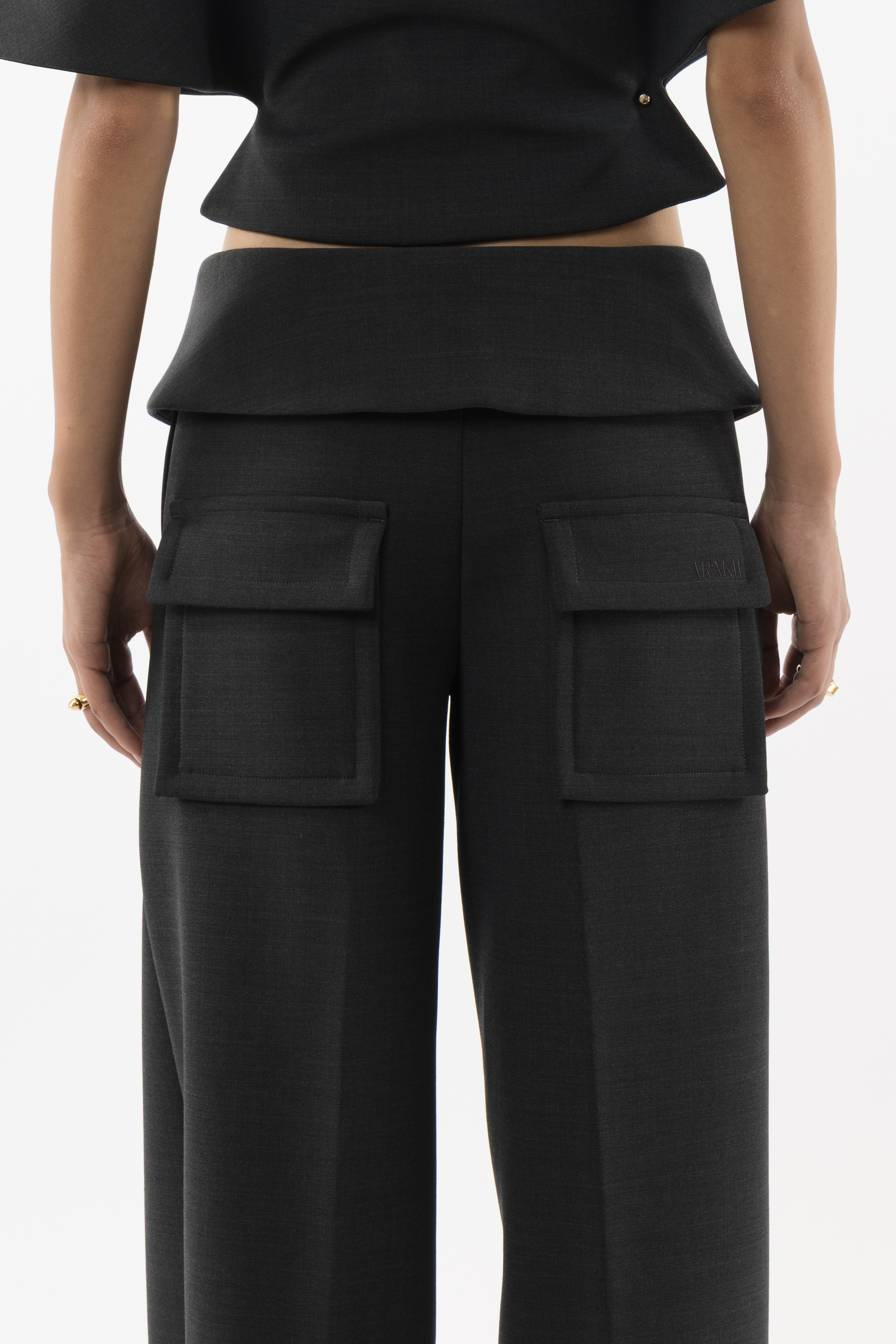 Structured Wool Pants - Arakii