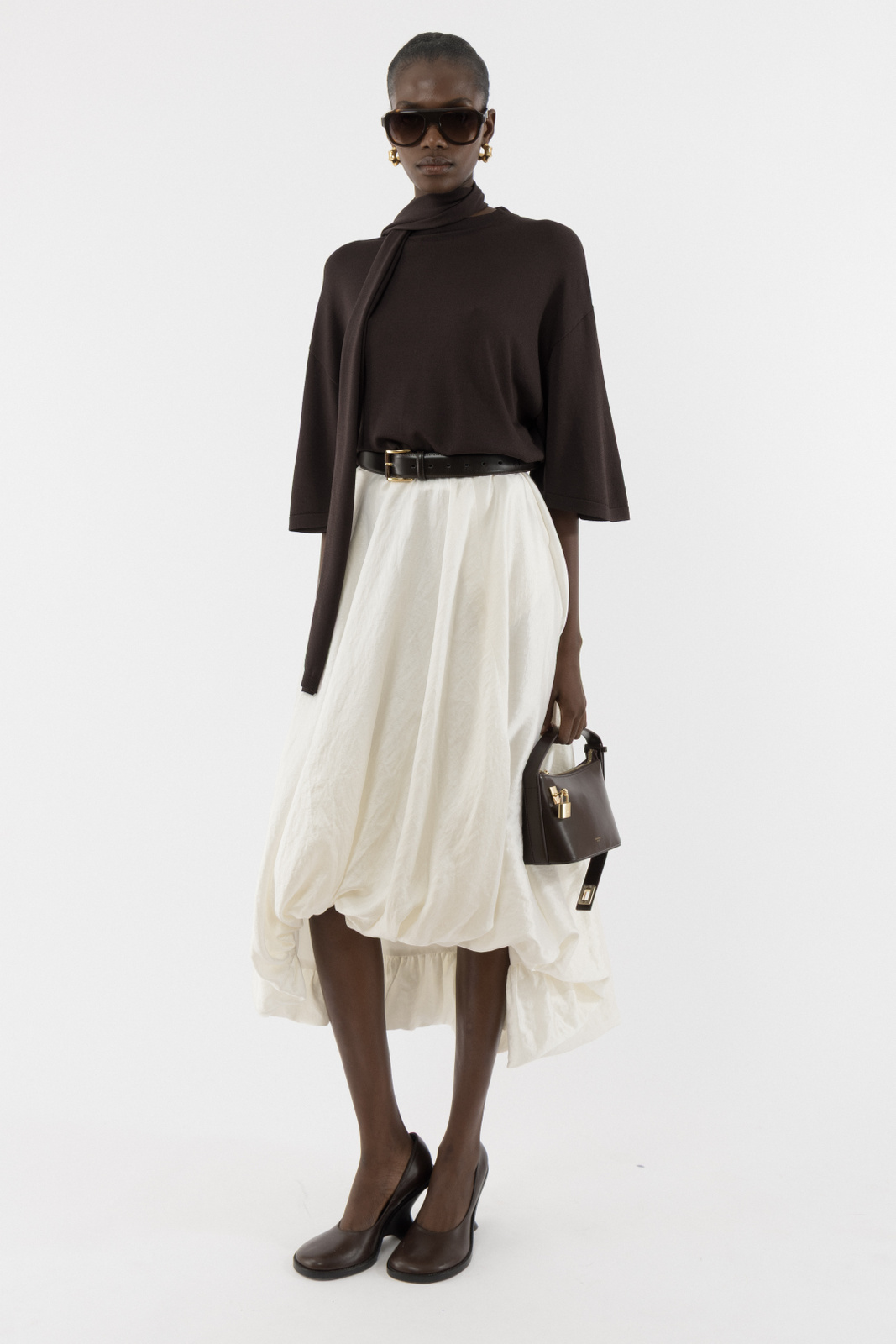 Balloon Midi Skirt - Arakii