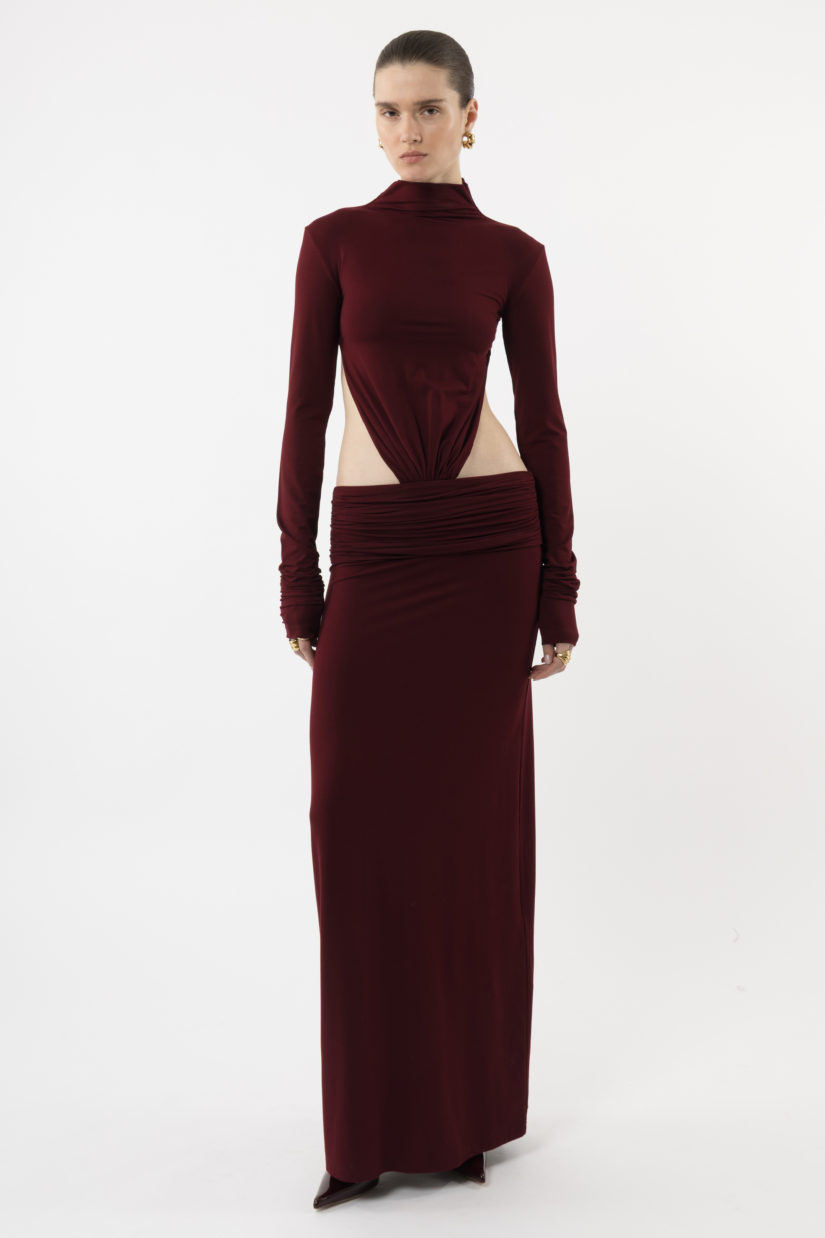 Arakii Jersey Maxi Dress - Brown Arakii Jersey Maxi Dress - Brown