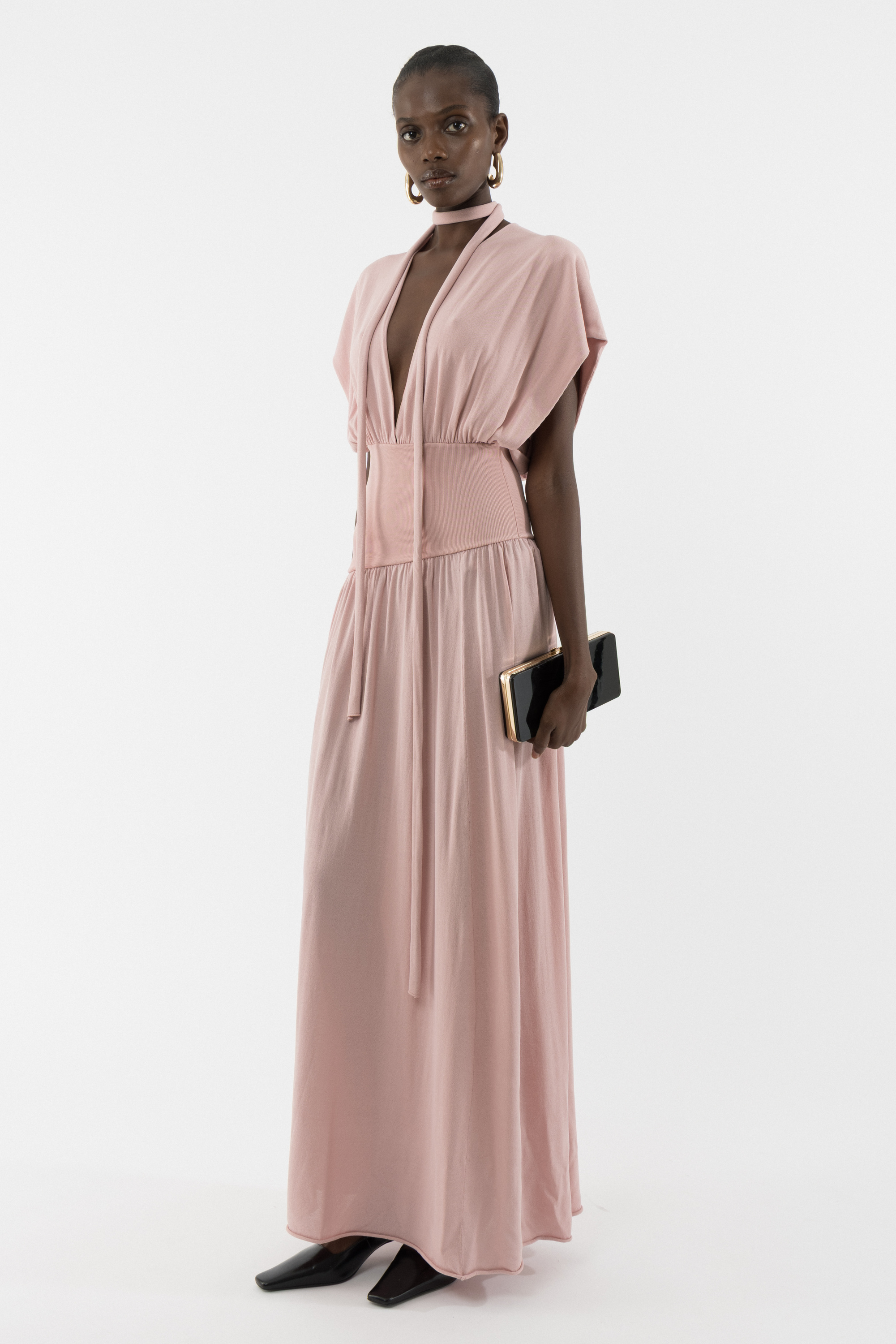 トップス ARAKI INHERITED KNIT size2 Maxi Knitted Dress - Arakii