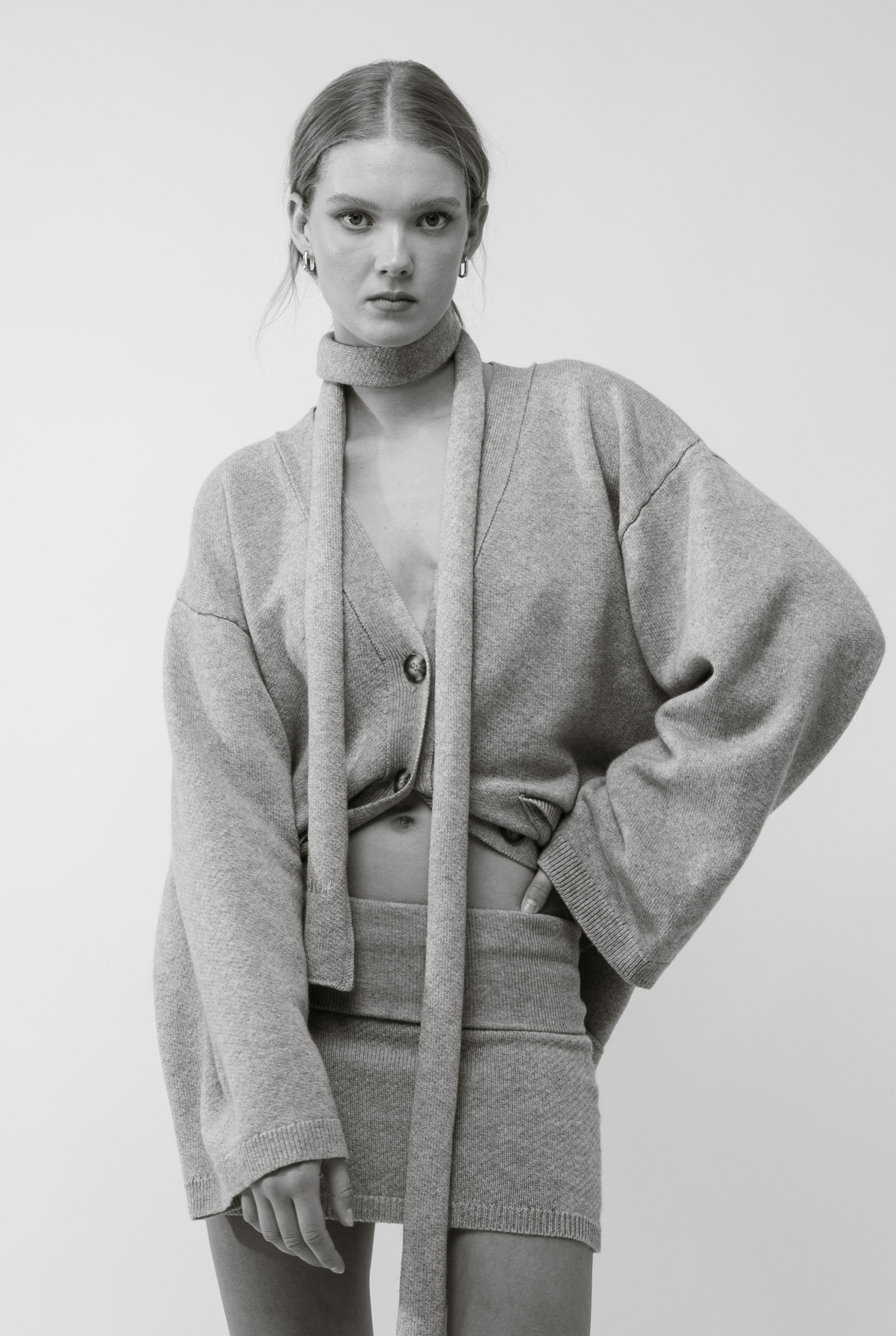 Lulu Button Cardigan - Arakii