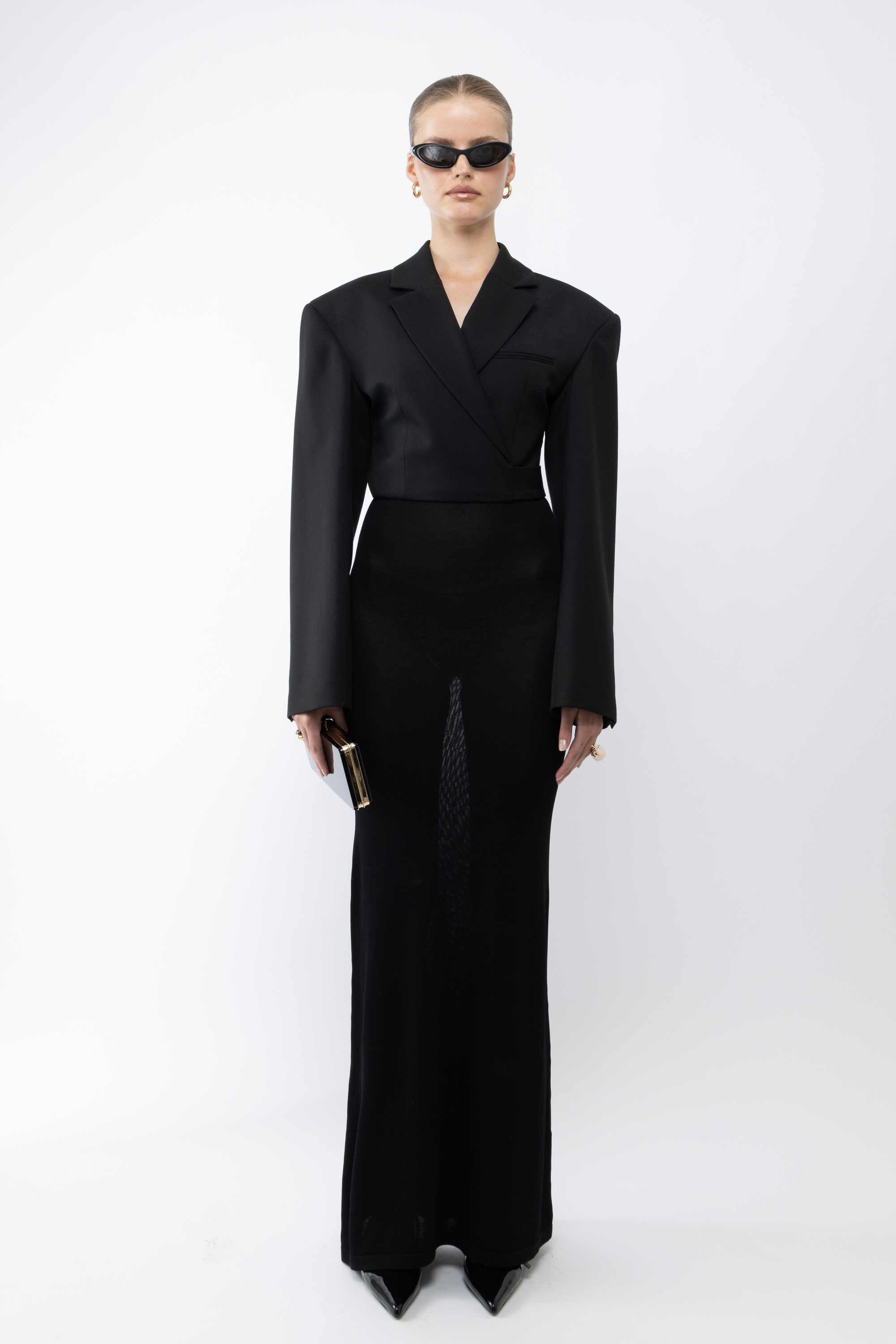 SORA CROPPED BLAZER - Arakii
