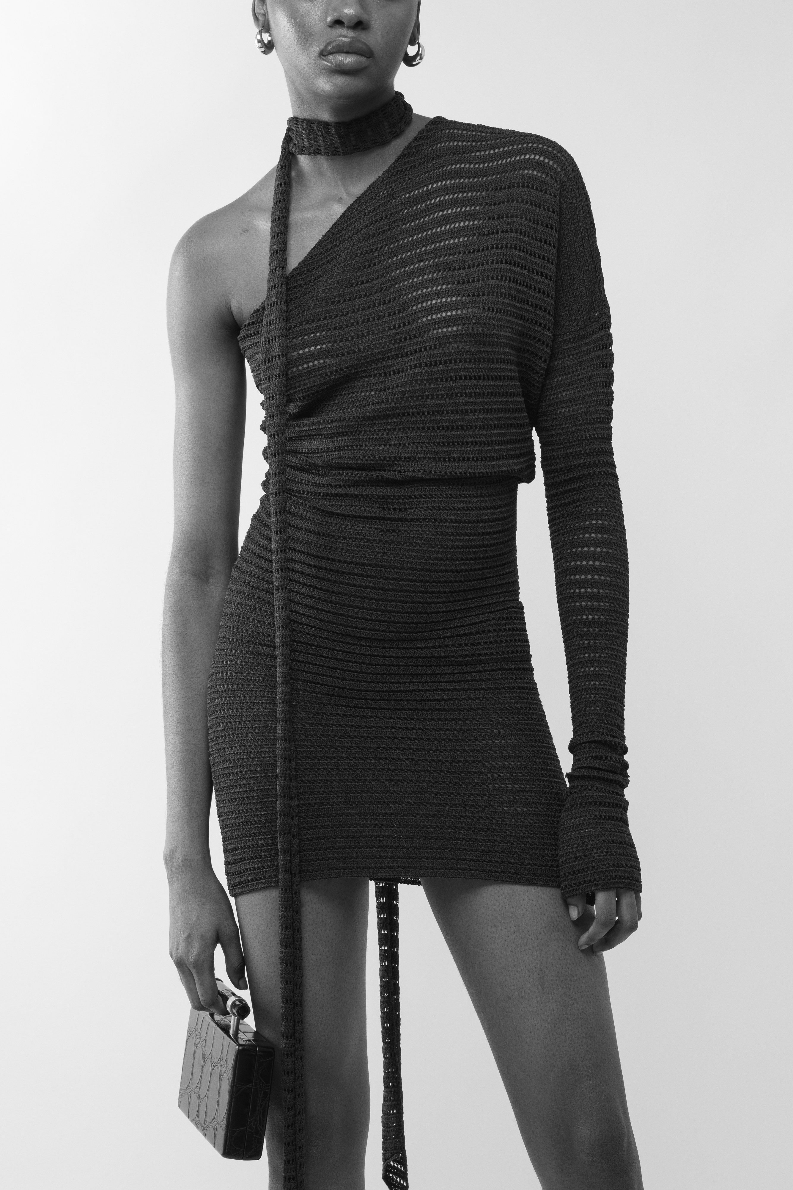 NACHE★韓国★人気★ ASSYMETRIC DRAPING DRESS 2色/追跡あり Double Slit Maxi Knit Dress – Zeynep Arcay