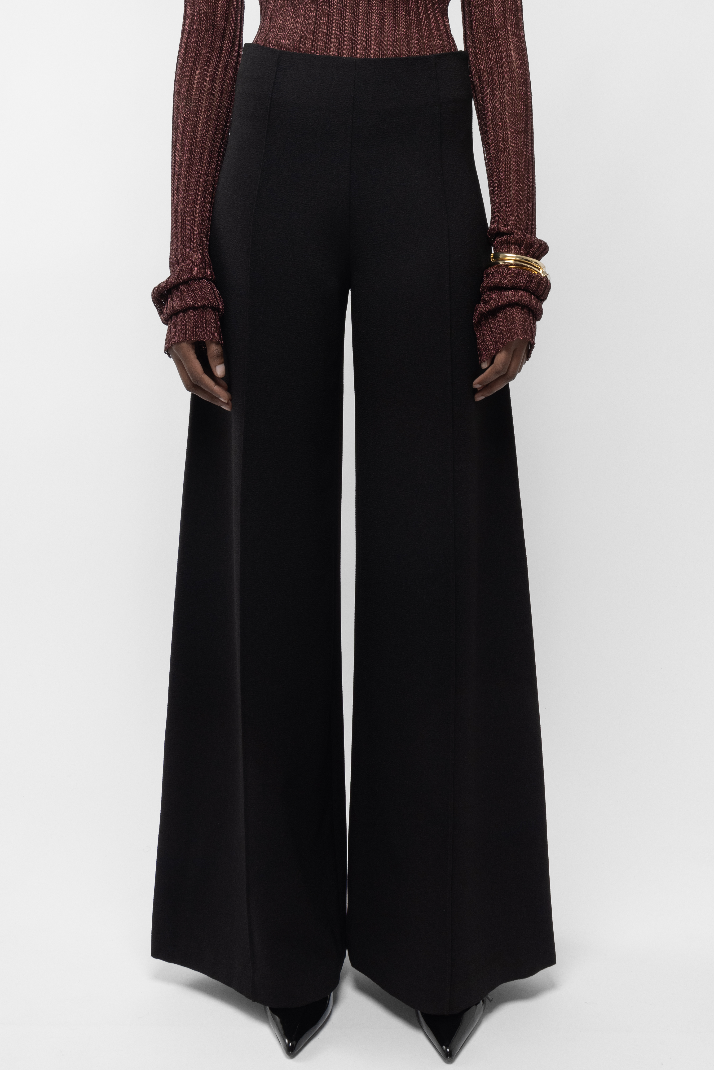 Arakii 70s Flared Pants In Black