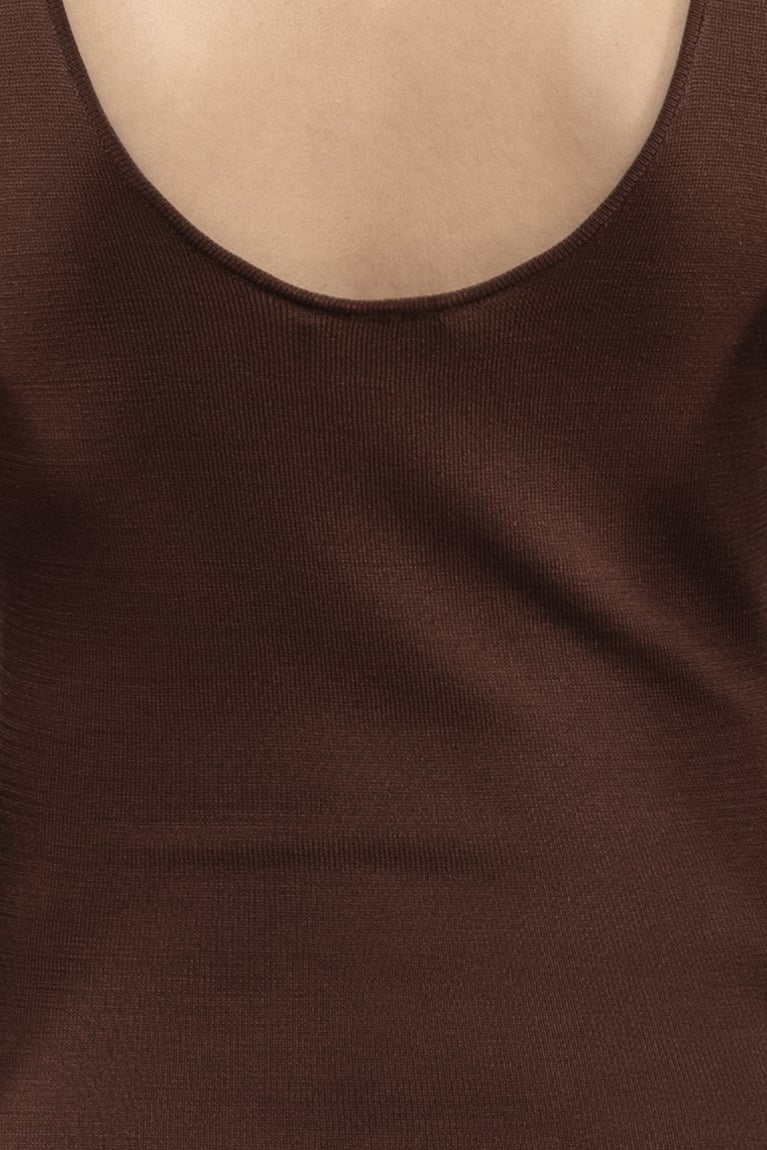 Arakii Moment Scarf Maxi Dress In Brown