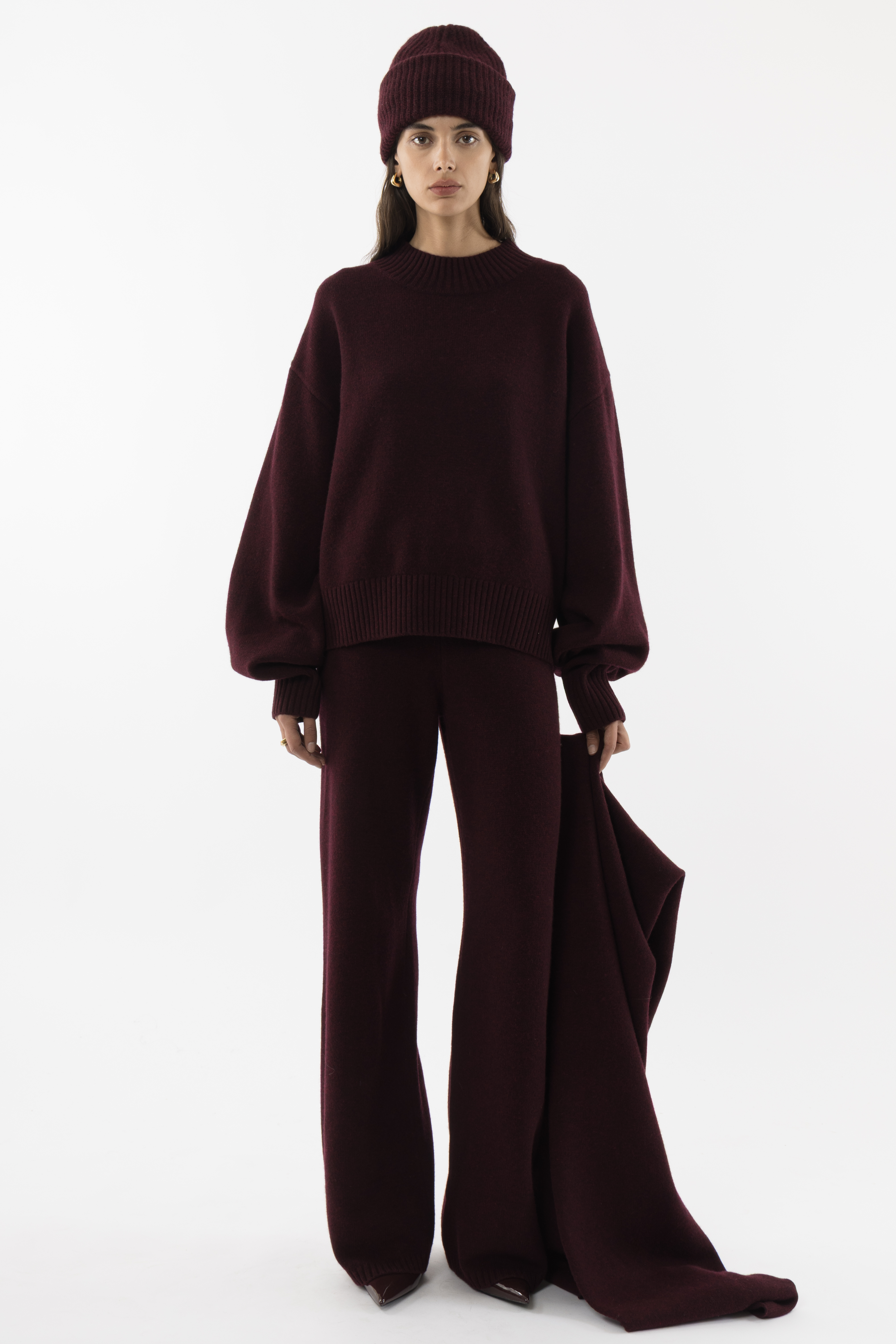 Arakii Bliss Pants In Burgundy