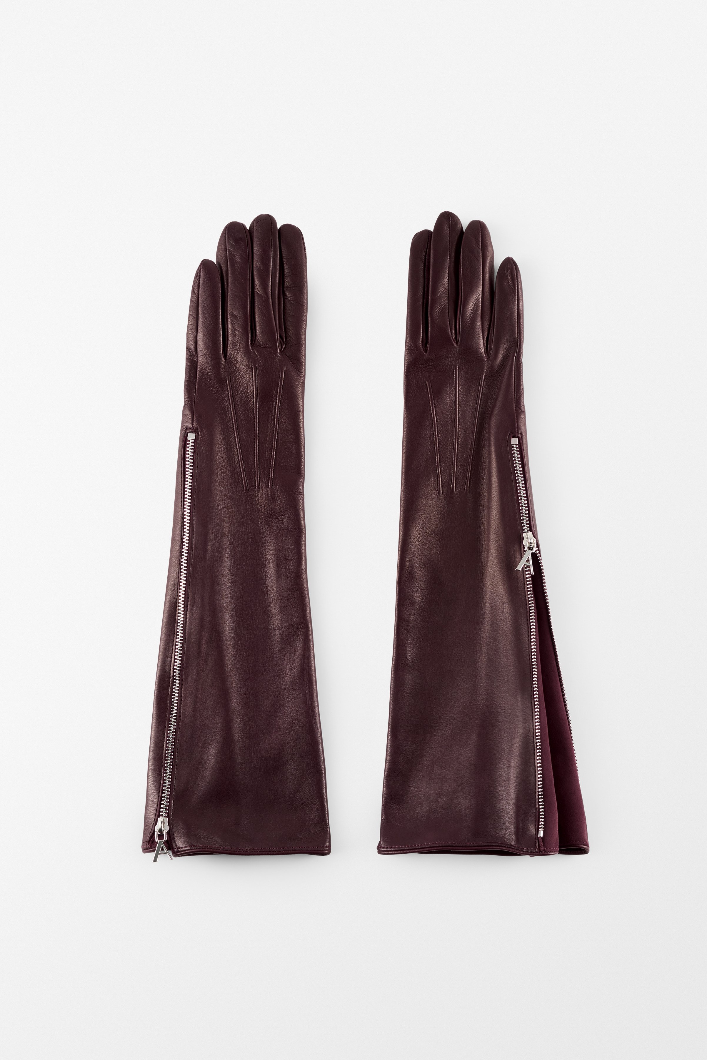 Arakii Leather Gloves In Brown